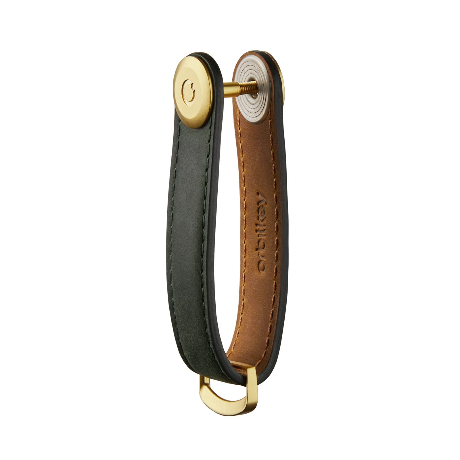 Orbitkey Crazy Horse Leather Key Organizer - Forest Green product photo