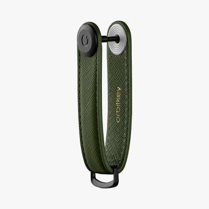 Orbitkey Organizer Saffiano Leather- Olive product photo