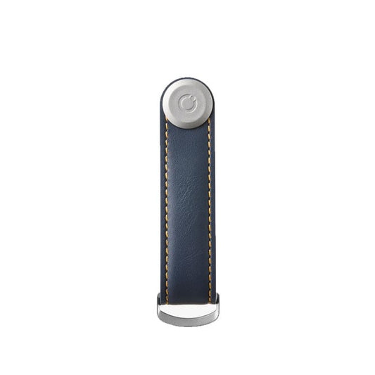 Orbitkey Leather Key Organizer -Navy Tan product photo
