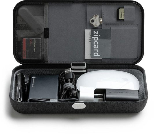 Orbitkey Nest Portable Desk Organizer Built Wireless Charger- Black product photo