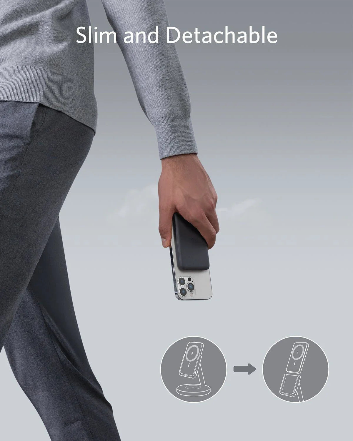 Anker 633 Magnetic Wireless Charger MagGo 5K -Black additional product image