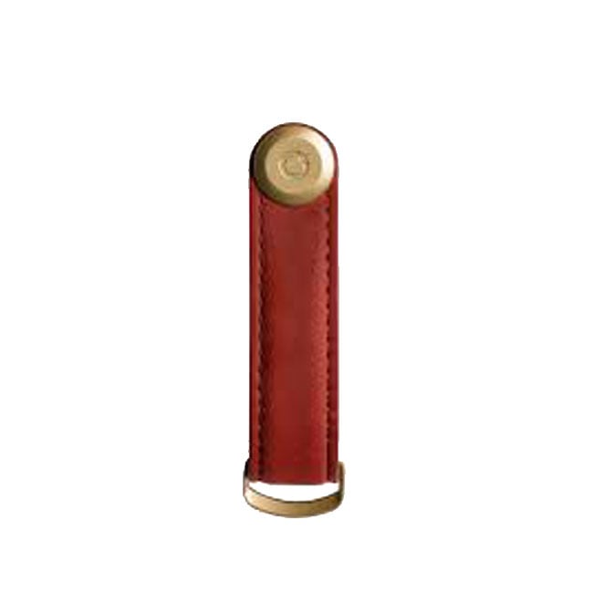 Orbitkey Crazy Horse Leather Key Organizer - Maple Red