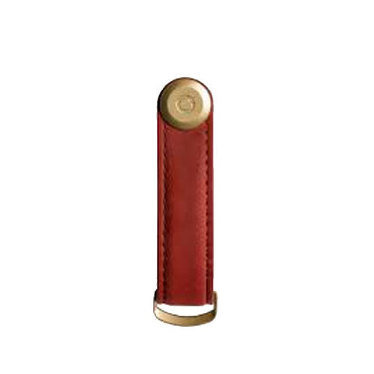 Orbitkey Crazy Horse Leather Key Organizer - Maple Red