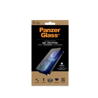 PanzerGlass Screen Protector iPhone 13 Pro Max - Black Anti Glare product photo