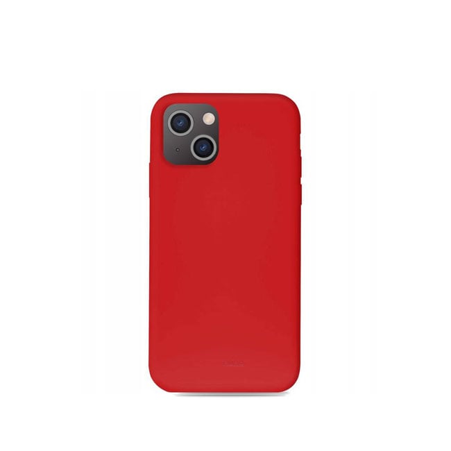 Puro iPhone 13 Icon silicon Case 6 1 - Red product photo