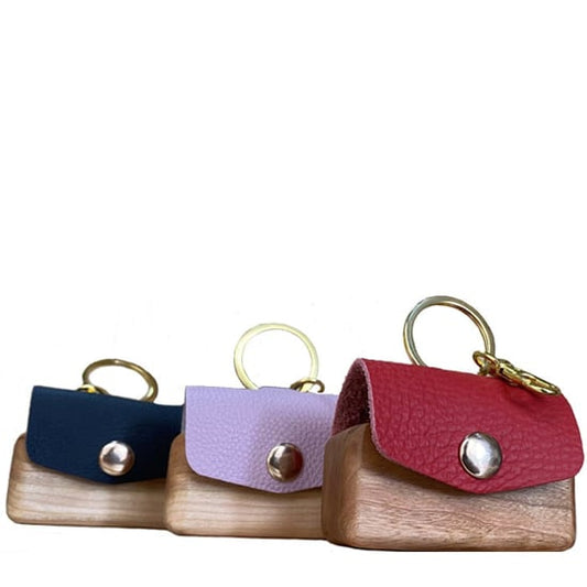 Elegant Wood Airpod Pro Case- Red