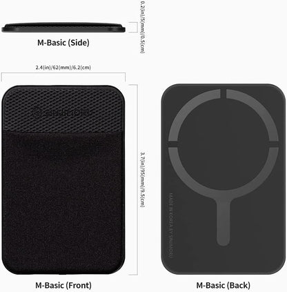 Sinjirmoru M-Basic Magnetic Wallet for Apply Magsafe -Black product photo