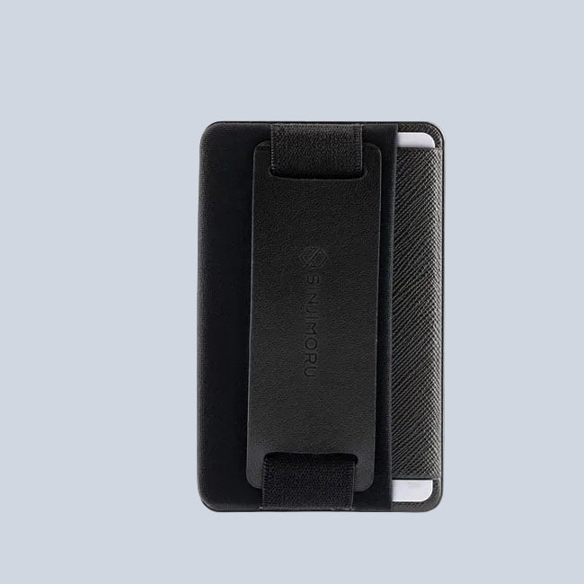 Sinjimoru Sinji Pouch B-Grip Wallet Grip Stand- Black product photo