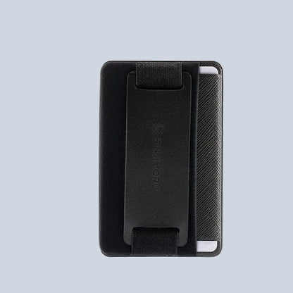 Sinjimoru Sinji Pouch B-Grip Wallet Grip Stand- Black product photo