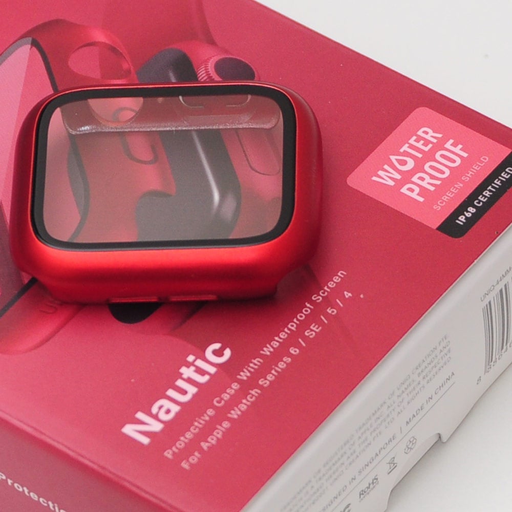 Uniq Nautic Apple Watch Series 6 Screen Protector 44mm - Red product photo