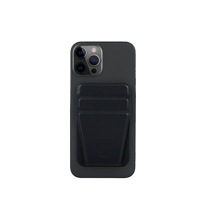 Uniq LYFT Magentic Snap-On Stand And Card Holder - Black product photo