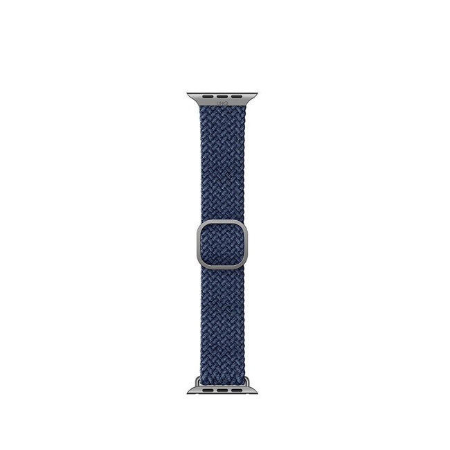 Uniq Aspen Braided Strap for Apple Watch -45mm 44mm 42mm -Blue product photo