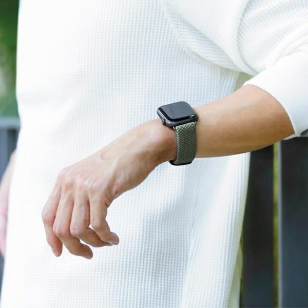 Uniq Aspen Braided Strap for Apple Watch -41mm 40mm -Gray product photo