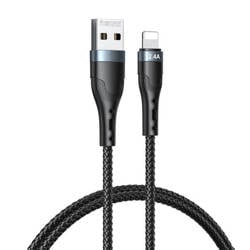 Remax USB cable - Lightning for charging and data transmission 2 4A 1m black product photo