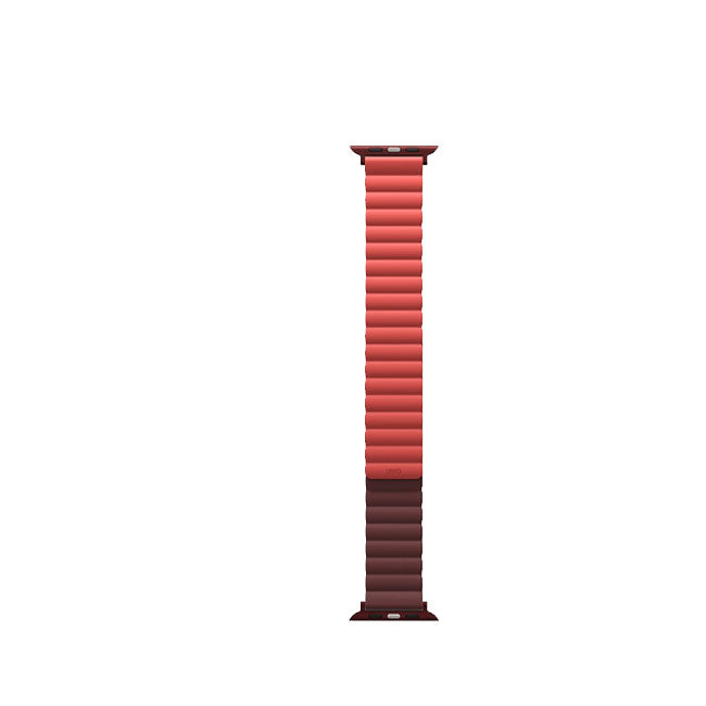 Uniq Apple Watch Series 1-7-SE Revix Magnetic Silicone Strap 38-41mm- Maroon product photo