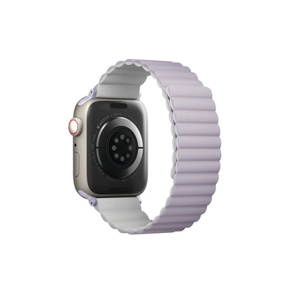 Uniq Apple Watch Series 1-7-SE Revix Magnetic Silicone Strap 38-41mm- Lilac product photo
