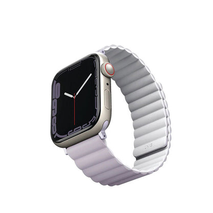 Uniq Apple Watch Series 1-7-SE Revix Magnetic Silicone Strap 42-45mm- Lilac product photo