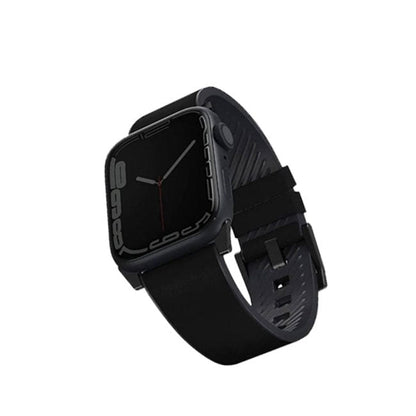 Uniq Apple Watch 42-45 mm Straden Leather Waterproof Strap - Black product photo