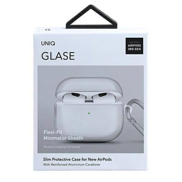 Uniq Glase Hang Case for AirPods 3rd Generation Clear product photo