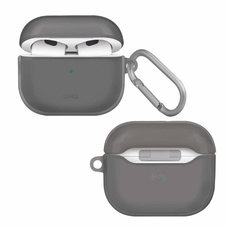 Uniq Glase Hang Case for AirPods 3rd Generation Glossy Smoke additional product image