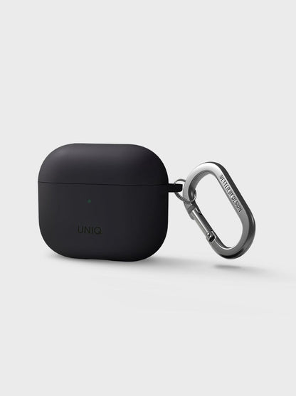 Uniq AirPods 3 Nexo Silicone Hang Case with Sports Ear Hooks - Grey product photo