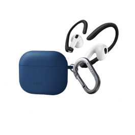 Uniq AirPods 3 Nexo Silicone Hang Case with Sports Ear Hooks - Caspian Blue