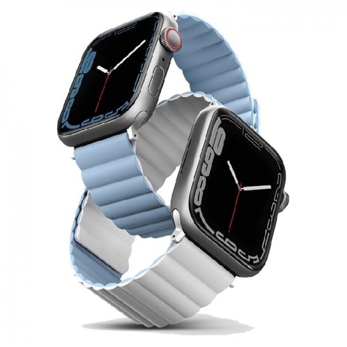 Uniq Revix Magnetic Apple Watch Strap 41mm - White Blue product photo