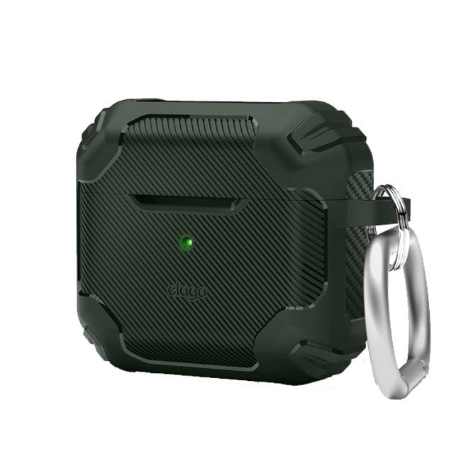 Elago AirPods 3 Solid Armor Case Cover Dark Green product photo