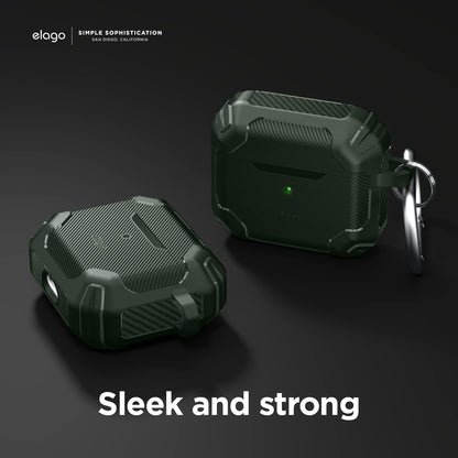 Elago AirPods 3 Solid Armor Case Cover Dark Green product photo