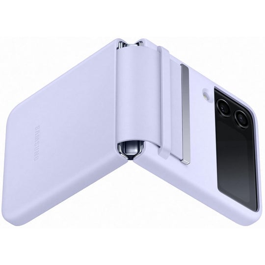 Samsung Flap Leather Cover for Galaxy Z Flip4 Serene Purple