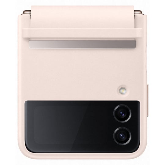 Samsung Flap Leather Cover for Galaxy Z Flip4 Peach additional product image