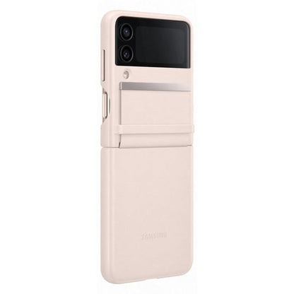 Samsung Flap Leather Cover for Galaxy Z Flip4 Peach product image