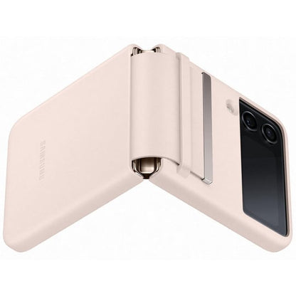 Samsung Flap Leather Cover for Galaxy Z Flip4 Peach product photo