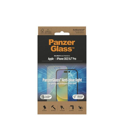 PanzerGlass iPhone 14 Pro Antibacterial Screen Tempered Glass product photo