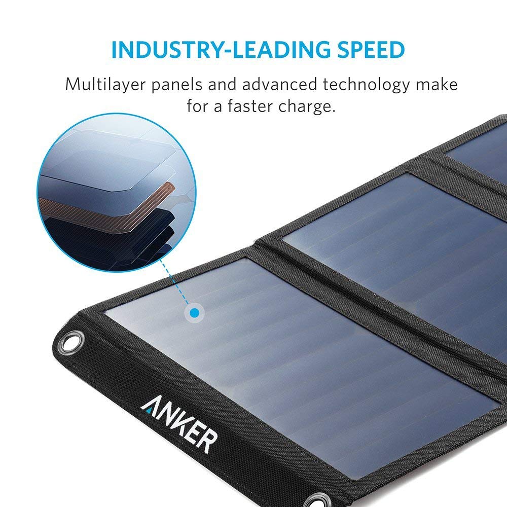 Anker PowerPort Solar 60W Black power bank product photo