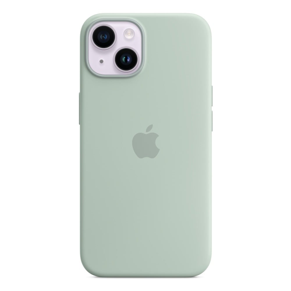 Apple iPhone 14 Silicone Case w MagSafe - Succulent