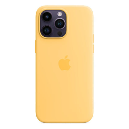 Apple iPhone 14 Pro Max Silicone Case w MagSafe - Sunglow product photo