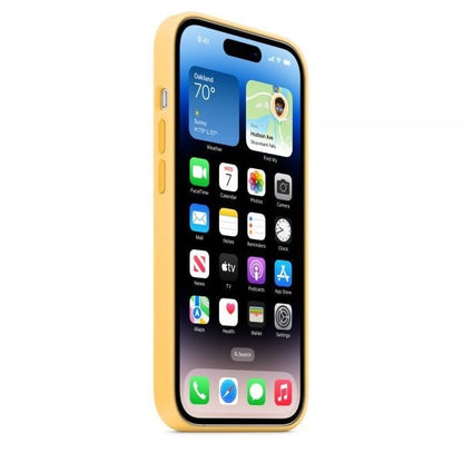 Apple iPhone 14 Pro Max Silicone Case w MagSafe - Sunglow product photo