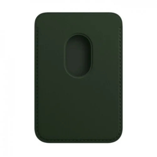 Apple iPhone Leather Wallet with MagSafe - Sequoia Green product photo