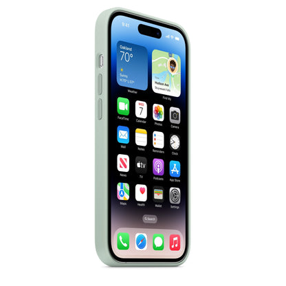 Apple iPhone 14 Pro Max Silicone Case with MagSafe - Succulent additional product image