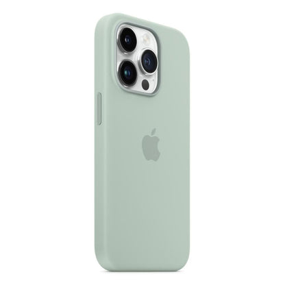 Apple iPhone 14 Pro Max Silicone Case with MagSafe - Succulent product photo