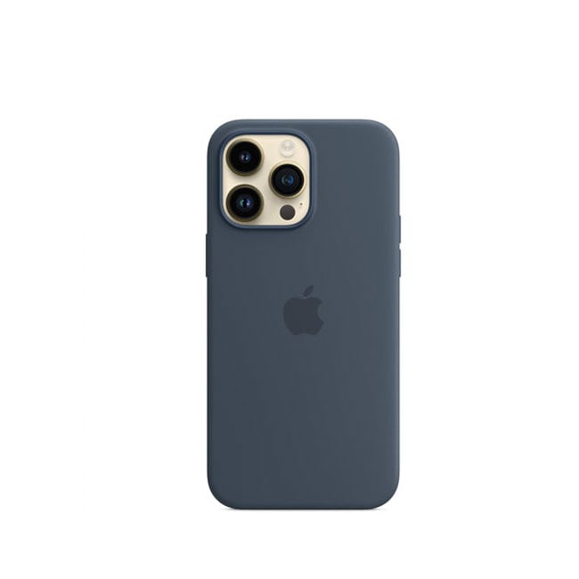 Apple iPhone 14 Pro Silicone Case with MagSafe - Blue product photo