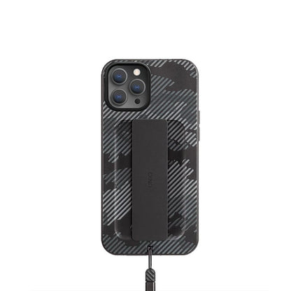 Uniq iPhone 12 Pro Hybrid Heldro Designer Edition Case - Charcoal product photo
