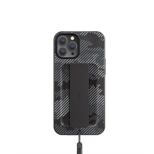 Uniq iPhone 12 Pro Hybrid Heldro Designer Edition Case - Charcoal product photo