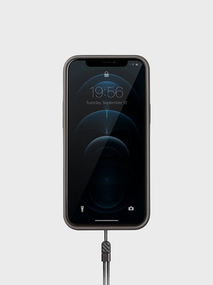 Uniq iPhone 12 Pro Hybrid Heldro Designer Edition Case - Charcoal product photo