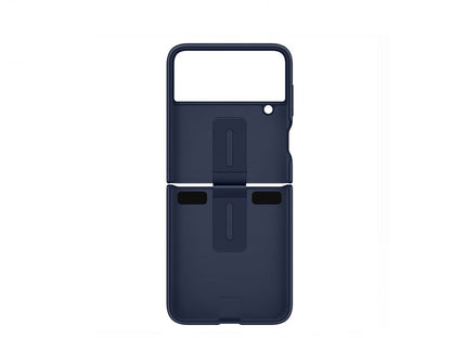 Samsung Galaxy Z Flip4 Silicon Cover with Ring -Navy product photo
