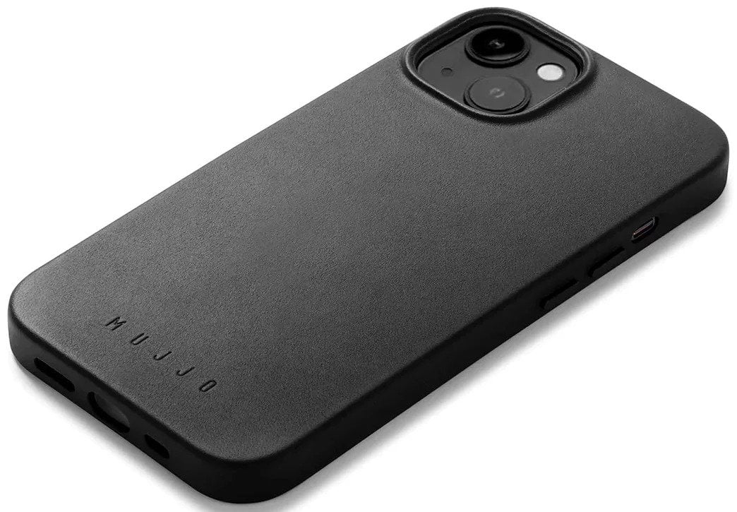 Mujjo iPhone 14 Plus Full Leather Case with MagSafe - Black product image