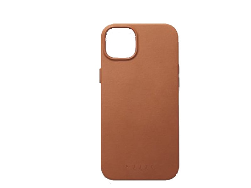 Mujjo iPhone 14 Plus Full Leather Case with MagSafe - Tan product photo