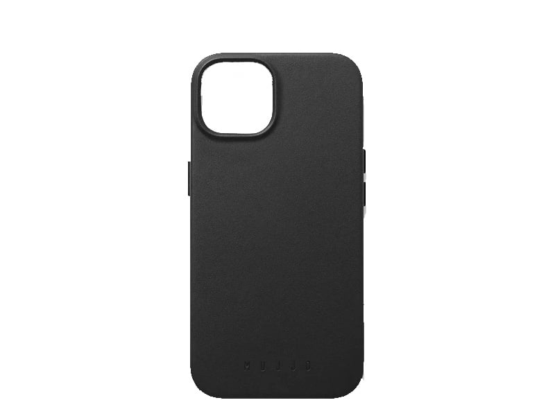 Mujjo iPhone 14 Full Leather Case with MagSafe - Black product photo