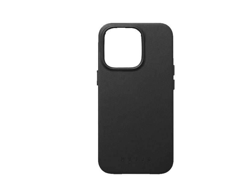 Mujjo iPhone 14 Pro Full Leather Case with MagSafe - Black product photo